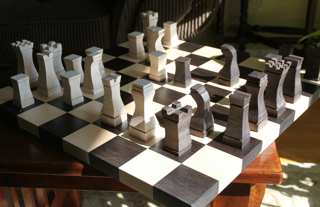 A picture of a Chess board