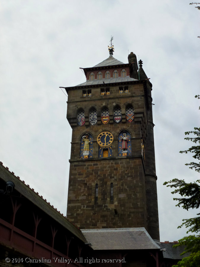 Cardiff Castle's clock tower