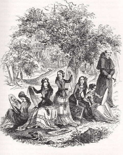 The illustration of The Five Sisters Of York as produced for the book