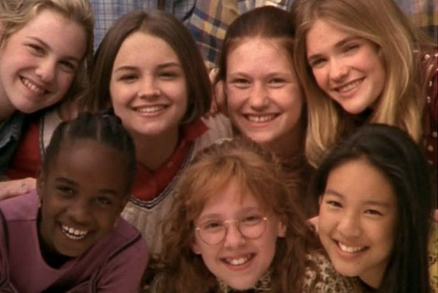 A photograph of the cast of The Babysitter's Club film
