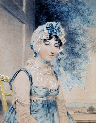 A painting of Maria Edgeworth