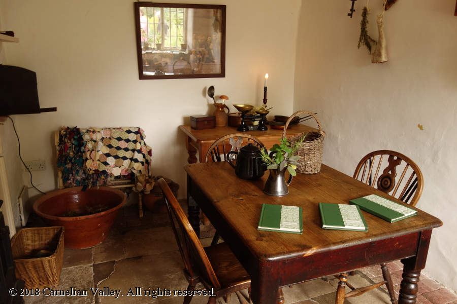 A photograph the kitchen at Hardy's Cottage